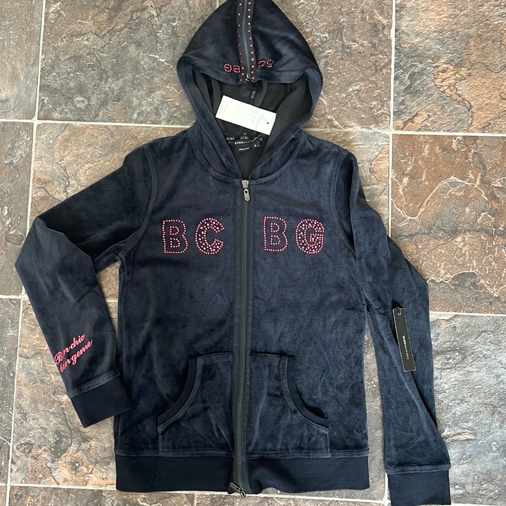 NEW! BCBG Velour Hoodie